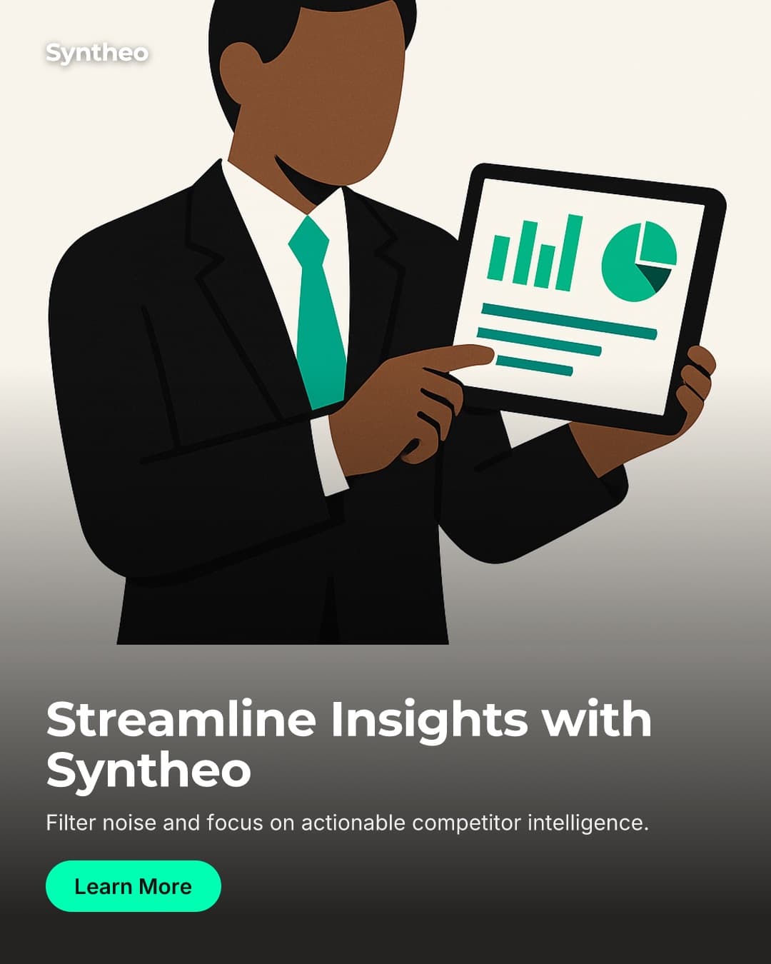 Ad slide generated for Syntheo